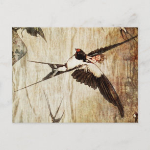 On The Wing Postcard