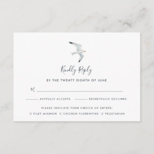 On the Wing RSVP Card w/ Entree Selections