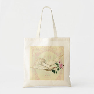 On the Wings of A Dove Tote Bag