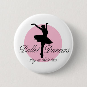 On Their Toes (Ballet) 6 Cm Round Badge