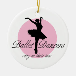 On Their Toes (Ballet) Ceramic Tree Decoration