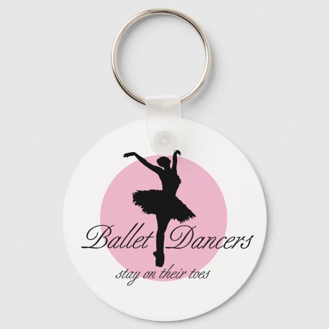 On Their Toes (Ballet) Key Ring (Front)