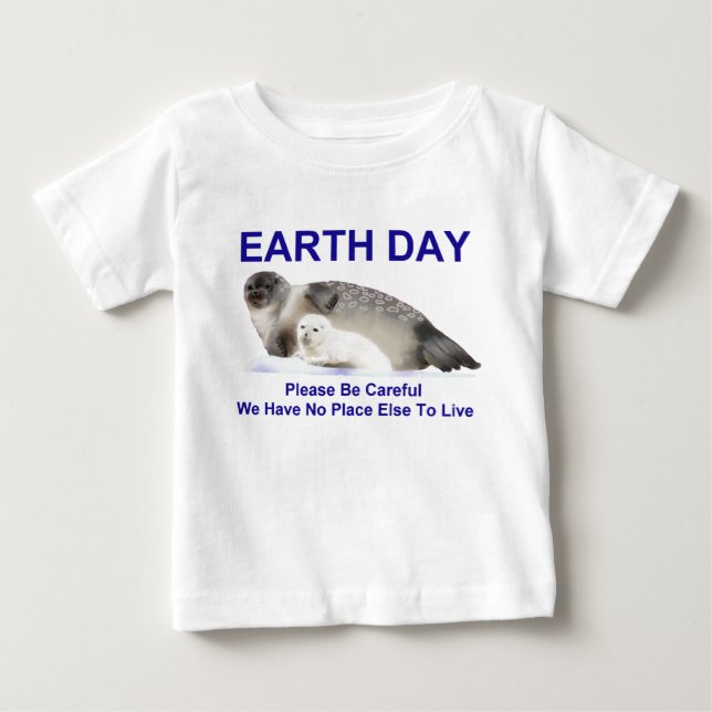 On Thin Ice Baby T-Shirt (Front)