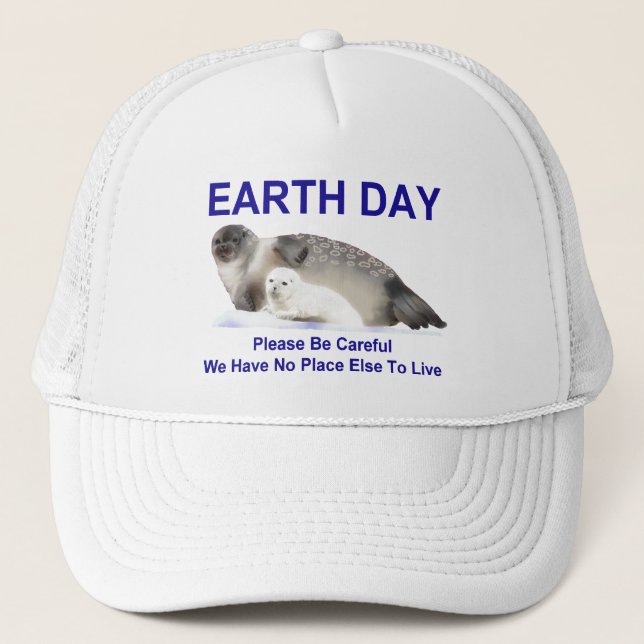 On Thin Ice Trucker Hat (Front)