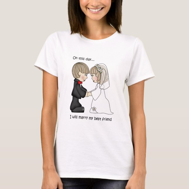 On this day Wedding t-shirt (Front)