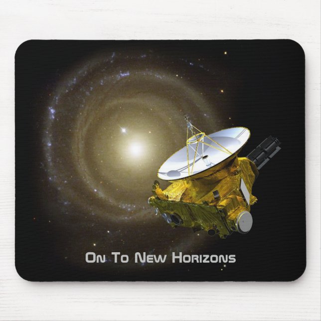 On To New Horizons Interstellar Spacecraft Mouse Mat (Front)