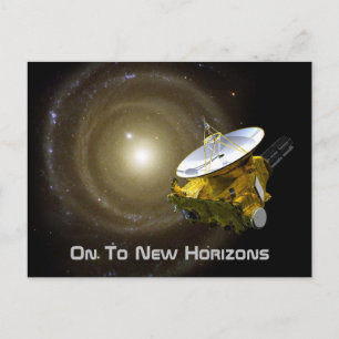 On To New Horizons Interstellar Spacecraft Postcard