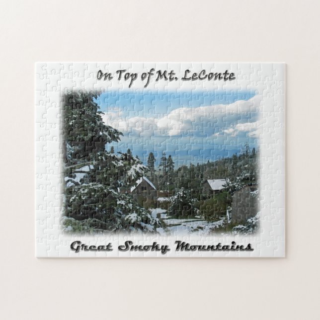 On Top of Mt. LeConte GSM Photo Art Jigsaw Puzzle (Horizontal)