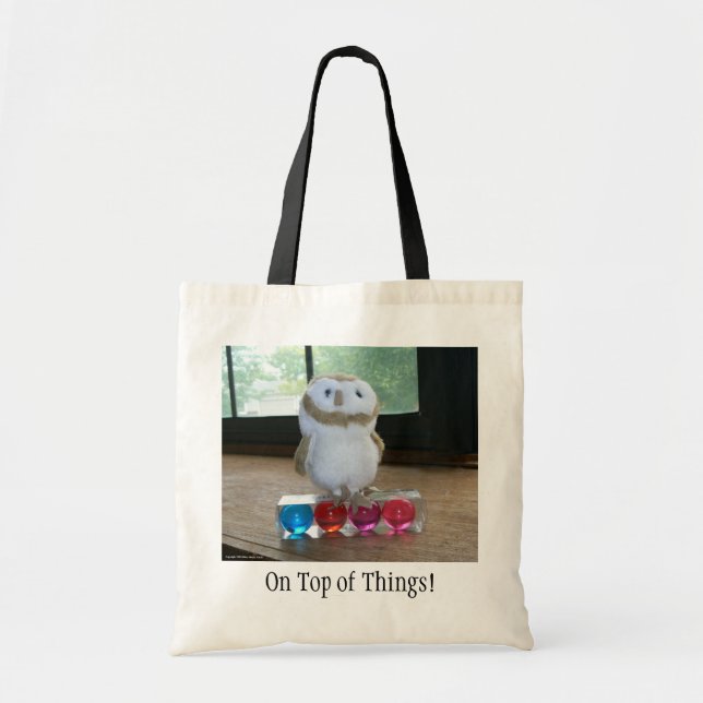 On Top of Things! Tote Bag (Front)