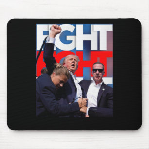 On Trump Fight For America Trump Undefeatable 1  Mouse Mat
