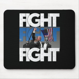 On Trump Fight For America Trump Undefeatable 2 Mouse Mat
