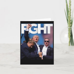 On Trump Fight For America Trump Undefeatable 3  Card