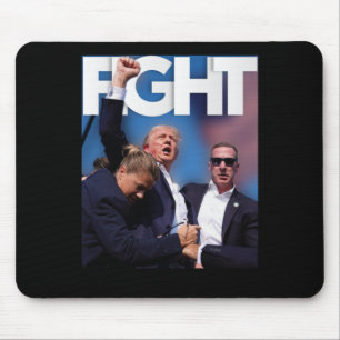 On Trump Fight For America Trump Undefeatable 3  Mouse Mat