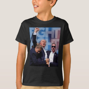 On Trump Fight For America Trump Undefeatable 4 T-Shirt