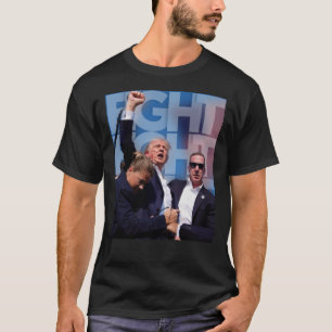 On Trump Fight For America Trump Undefeatable 4 T-Shirt