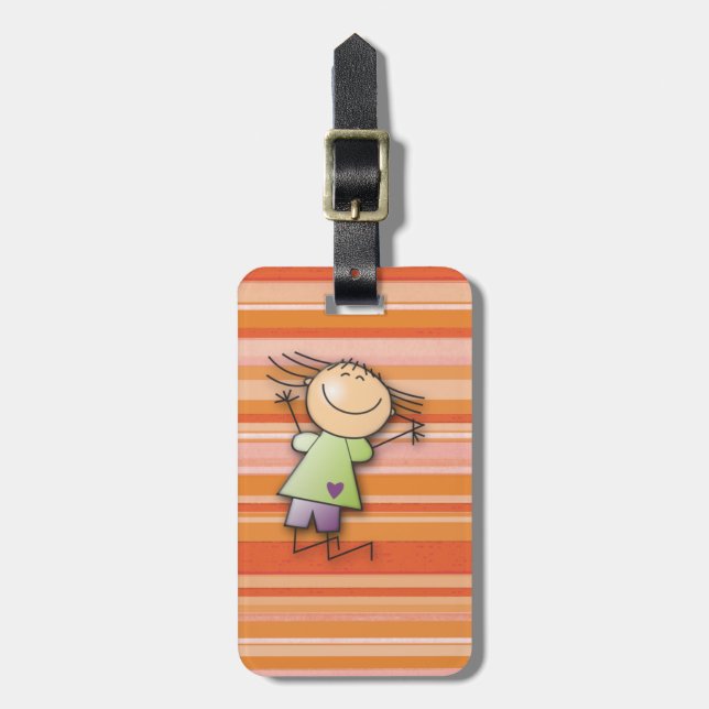on vacations! luggage tag (Front Vertical)