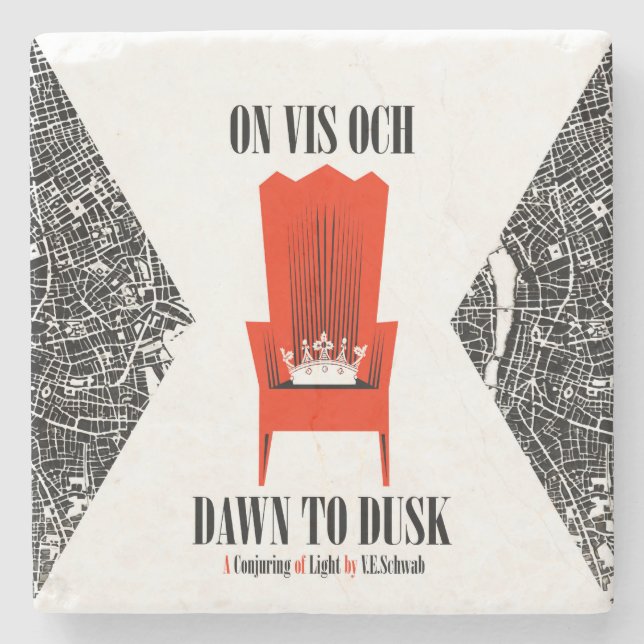 On Vis Och marble coaster (Front)