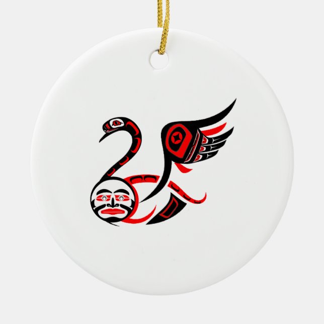 ON WATER GRACE CERAMIC TREE DECORATION (Front)