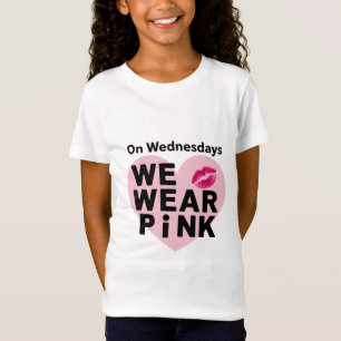 On Wednesday We Wear Pink Funny Valentine T-Shirt