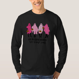 On Wednesday We Wear Pink Ghost T-Shirt