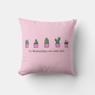 On Wednesdays We Wear Pink Cushion