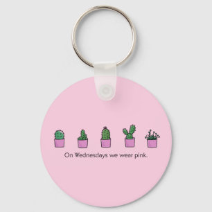 On Wednesdays We Wear Pink  Key Ring
