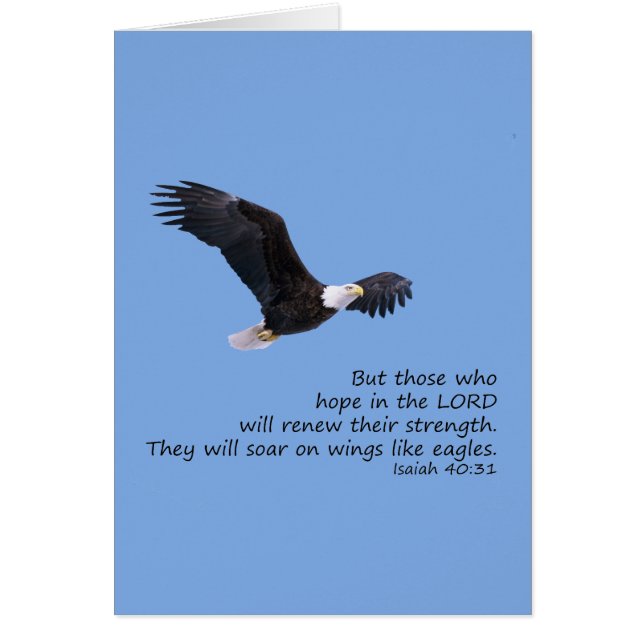 On Wings Like Eagles Card (Front)