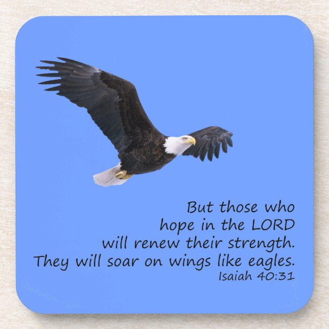 On Wings Like Eagles Coasters (Front)