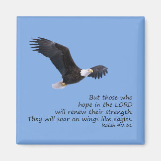 On Wings Like Eagles Magnet