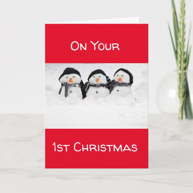 ON YOUR **1st CHRISTMAS** MERRY CHRISTMAS Holiday  (Front)