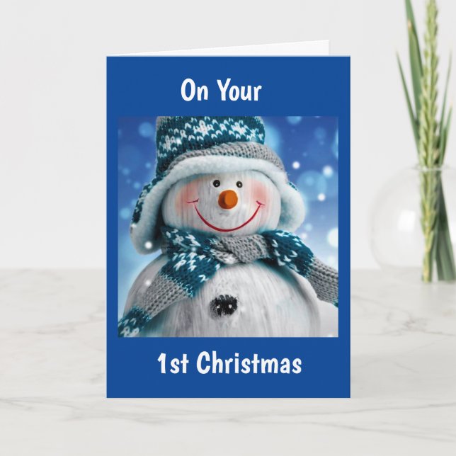 ON YOUR **1st CHRISTMAS** MERRY CHRISTMAS Holiday Card (Front)