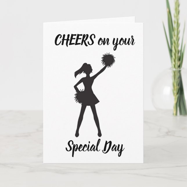 **ON "YOUR" BIRTHDAY** CHEERS to YOU!!!! Card (Front)