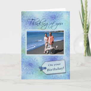 On your Birthday - Photo Card Template
