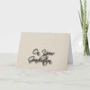 On Your Graduation Card