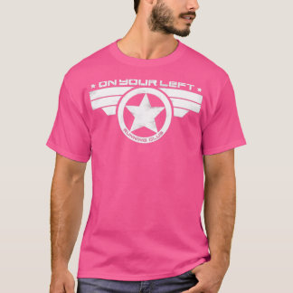 On Your Left Running Club Distressed Print 2 Essen T-Shirt