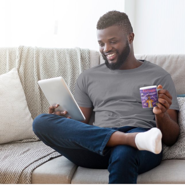 On Your Shoulders Daddy's My Hero Coffee Mug (Creator Uploaded)