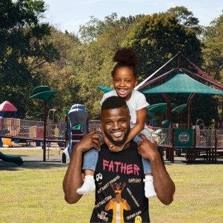 On Your Shoulders Daddy's My Hero T-Shirt