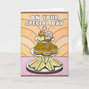 On Your Special Day Tea Time Letterpress Card