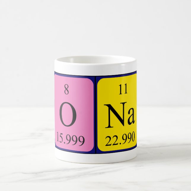 Ona periodic table name mug (Center)