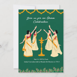 onam celebration invitation