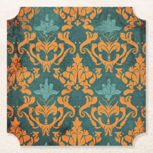 Onate Damask Paper Coaster