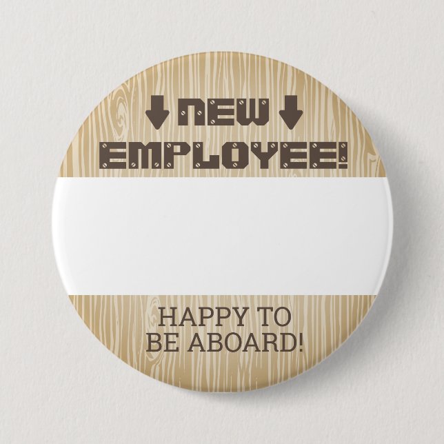 Onboarding new employee welcome name button (Front)