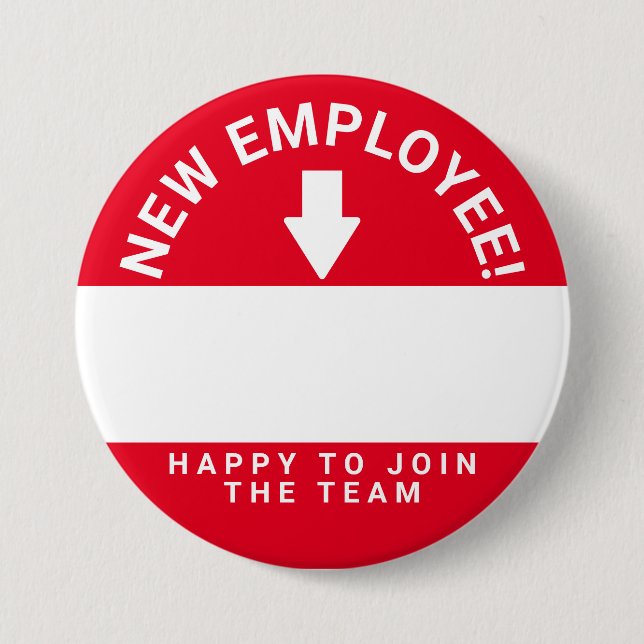 Onboarding new employee welcome name button (Front)