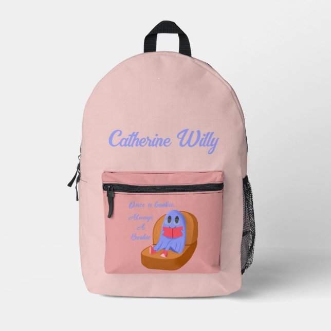 Once a Bookie Always a Bookie Backpack  (Front)