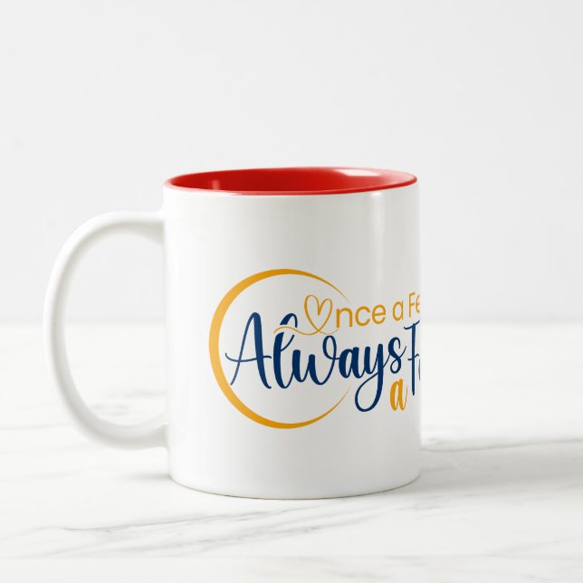 Once A Fed Always A Fed Two-Tone Coffee Mug (Left)