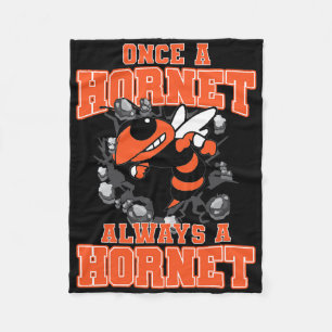 Once A Hornet Always A Hornet Back To School Spiri Fleece Blanket