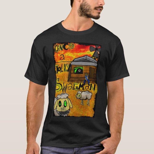 ONCE A JOLLY SWAGMAN MENS SHIRT (Front)