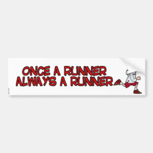 once a runner bumper sticker