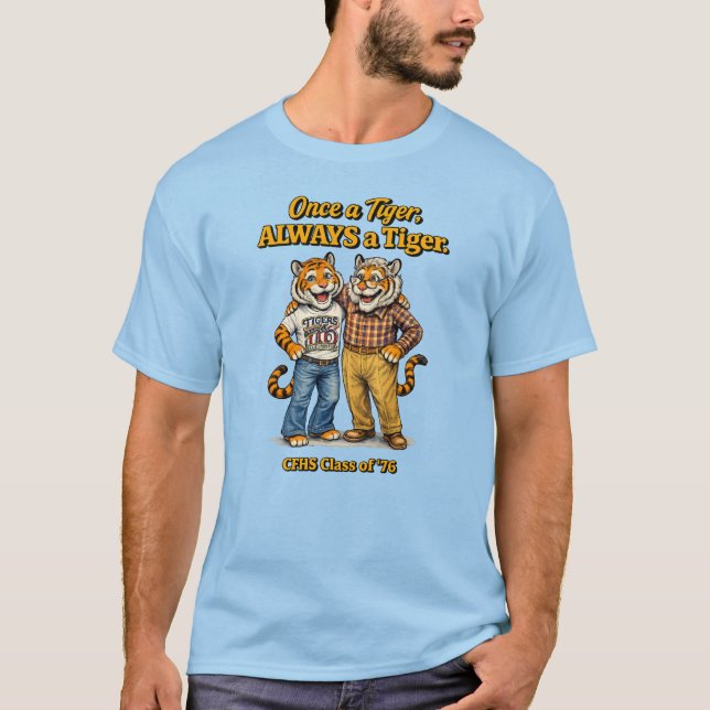 Once a Tiger (M) T-Shirt (Front)