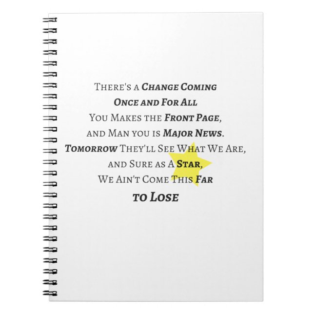 Once and For All Journal (Front)